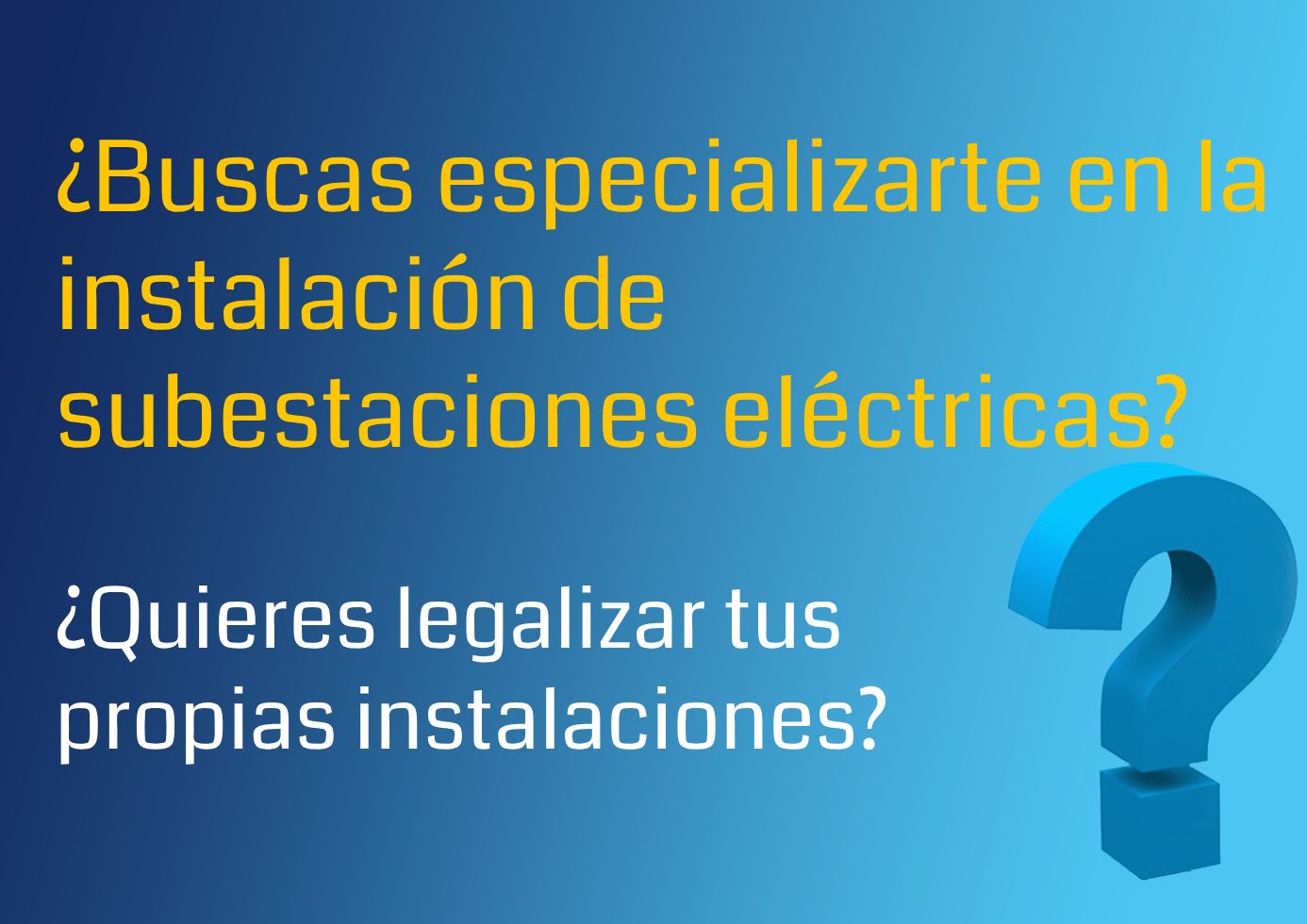 Curso Instalador Puntos de Recarga Eléctrica